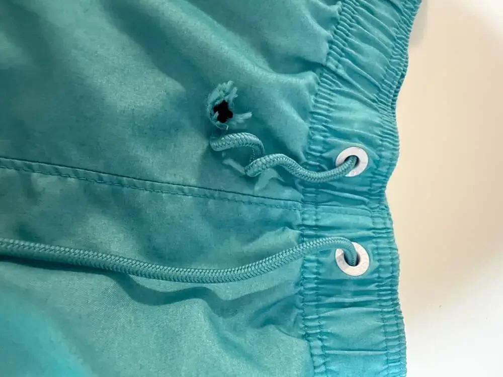 Hollister Swim Trunks Size M Cyan Blue Beach Volley Shorts